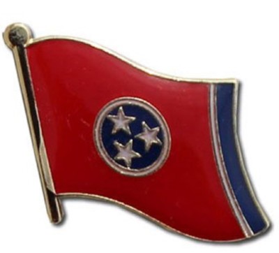 TENNESSEE HAT  LAPEL FLAG PIN  - NEW