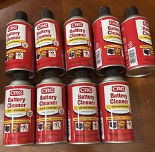 CRC 05023 Battery Cleaner with Acid Indicator 11 Wt Oz, 9 Pack.