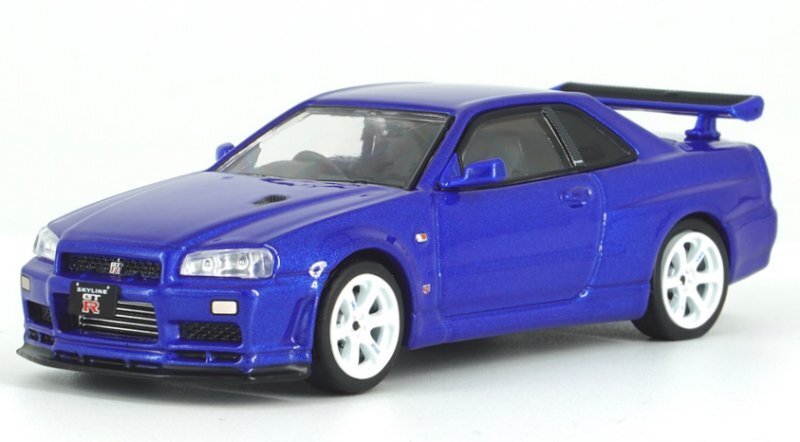 HPI Nissan Skyline GT-R Vspec II Nür R34 NISSAN Skyline GT-R (R34) V-Spec II Nur - bayside blue