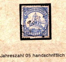 DOA 14 ideal TABORA mit hanschr. Jahreszahl gest. (L3326