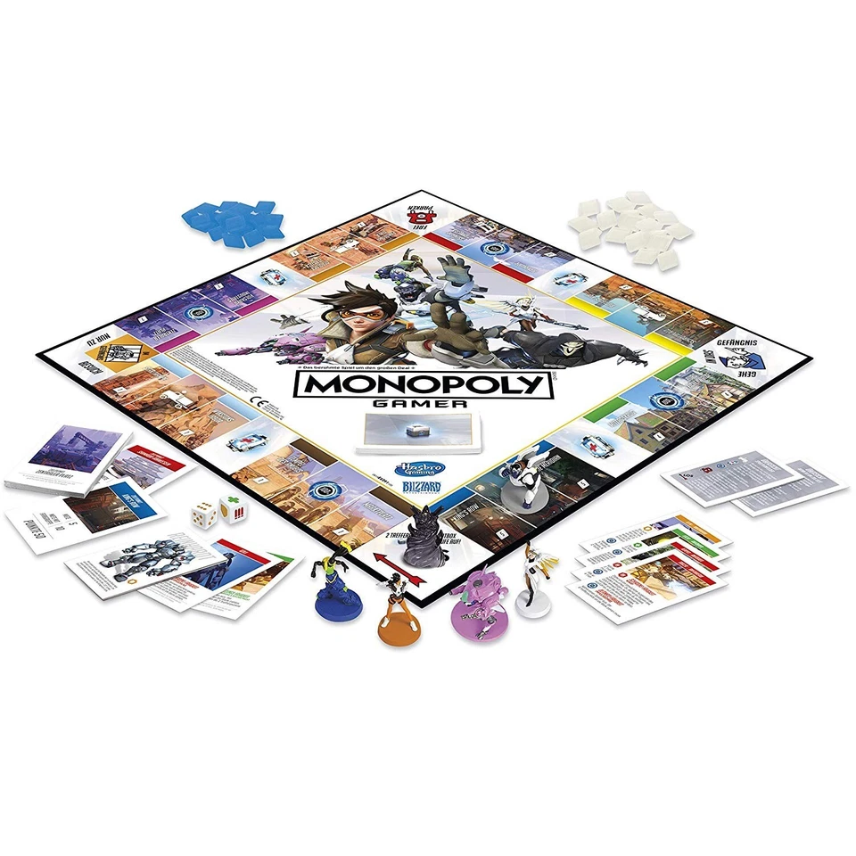 Monopoly Gamer Overwatch Juego De Mesa Juego Alemán - Imagen 4 de 4