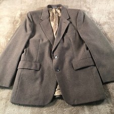 Vintage Levis Action Suit Mens Business Class Sportscoat Blazer 44R Brown USA