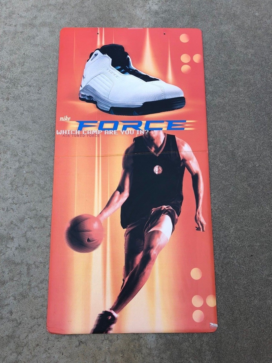 93年 NIKE FORCE ヴィンテージ オフィシャル ポスター Nike Rare 1990s Vintage Force 47