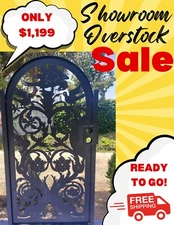 Contemporary modern metal gate, Modern Metal Gate, Custom size Art Pedestrian