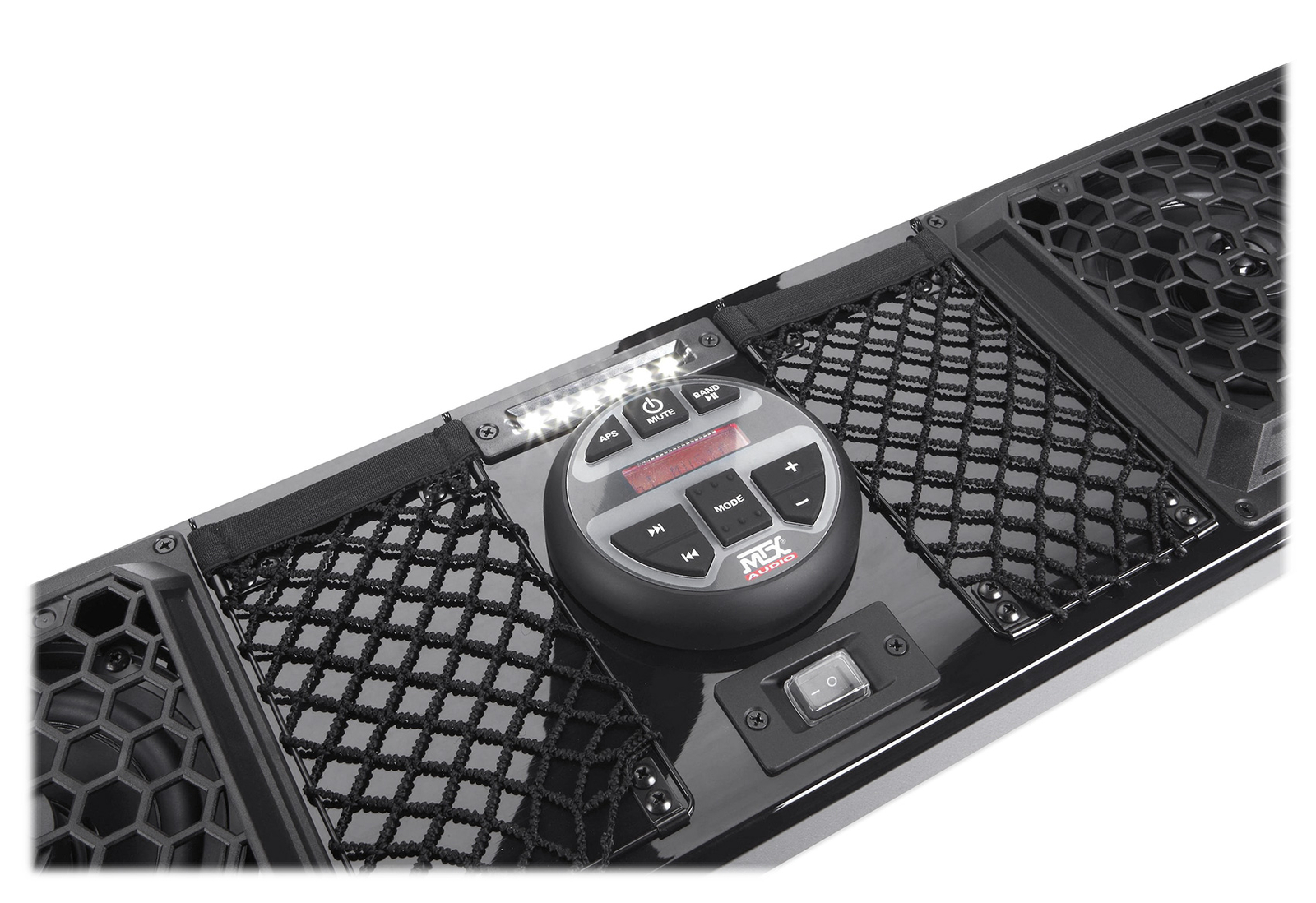 Звуковая панель Marine Rollbar с 4 динамиками и Bluetooth для John Deere Gator XUVRSX