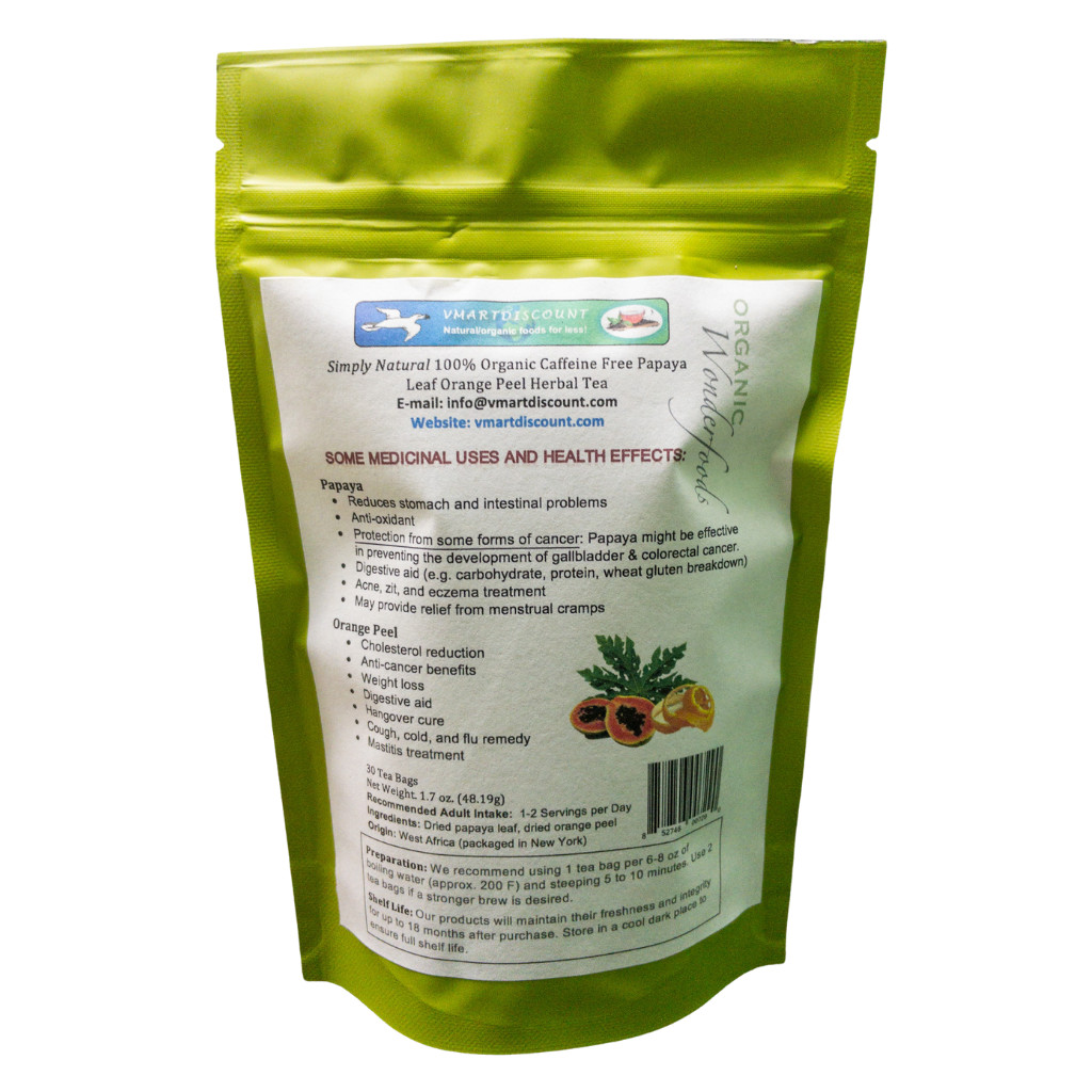, 30 Tea Bags, All Natural, Caffeine-free
