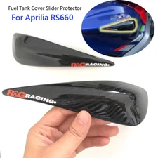 For Aprilia RS660 2021-2023 100% Carbon Fiber Gas Tank Sliders Protectors Cover