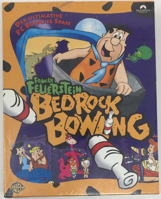 Familie Feuerstein: Bedrock Bowling PC CD-ROM BIG BOX  NEU 