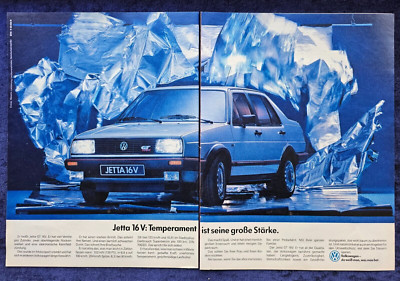VW Jetta 16 V mit 139 PS,   originale Werbung aus 1987