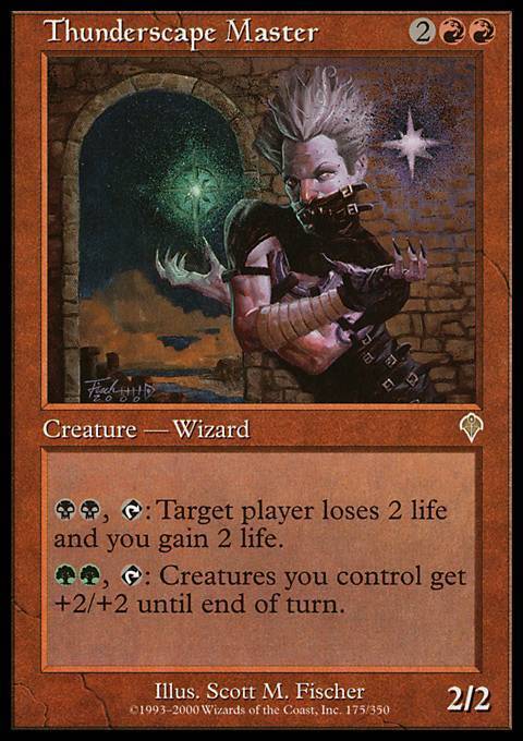 [1x] Thunderscape Master - Foil Near Mint, English Invasion MTG Magic