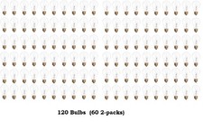 120-Pack Case New Standard Medium Base 60 Watt Clear Dimmable Bulbs