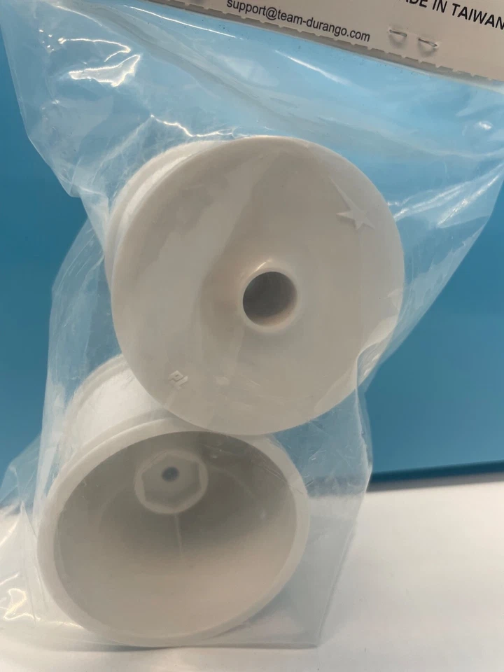 Team Durango Stadium Truck Wheel, Rim, White (2pcs) #TD510024 NIP - Image 3 of 3