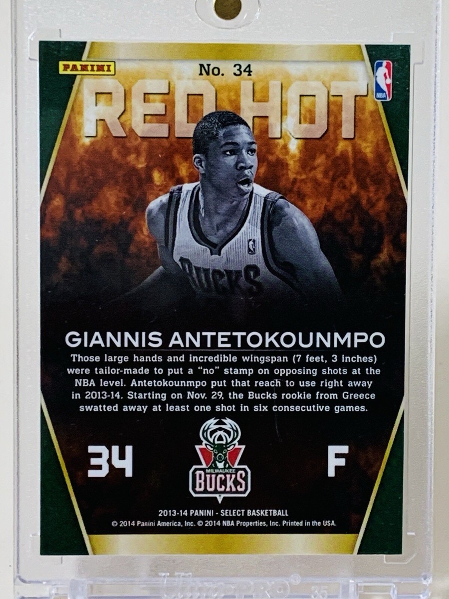 レア Hot 13-14 Giannis Antetokounmpo  RC Giannis Antetokounmpo 2013-14 Panini Basketball RC Rookie