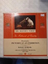 MOUSSORGSKY: RAVEL/RAFAEL KUBELIK PICTURES AT AN EXHIBITION 10" LP 1952