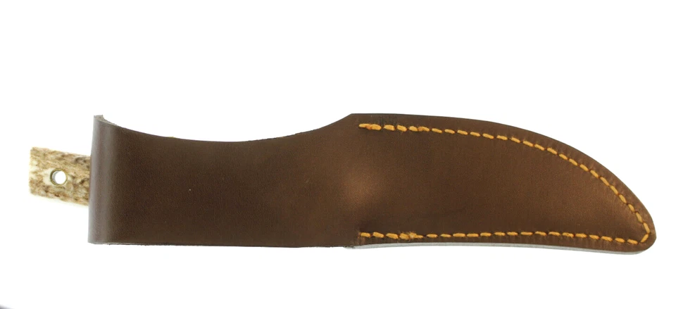 Cuchillo de hoja fija con mango de ciervo y palisandro Muela 00435 con funda de cuero 8" Foto 4 de 4