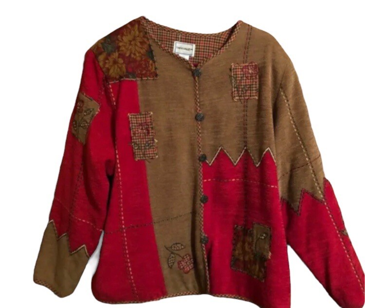 Lined Jacket Napa Valley Embroidery, Appliques & Bead… Gem