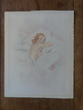 Edouard CHIMOT - Lithographie originale - Signature dans l'oeuvre