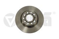 Vika 2X Bremsscheibe Hinten Ø286 Mm Voll FüR VW Golf V 1K1 1.4 16V 1.6 Touran