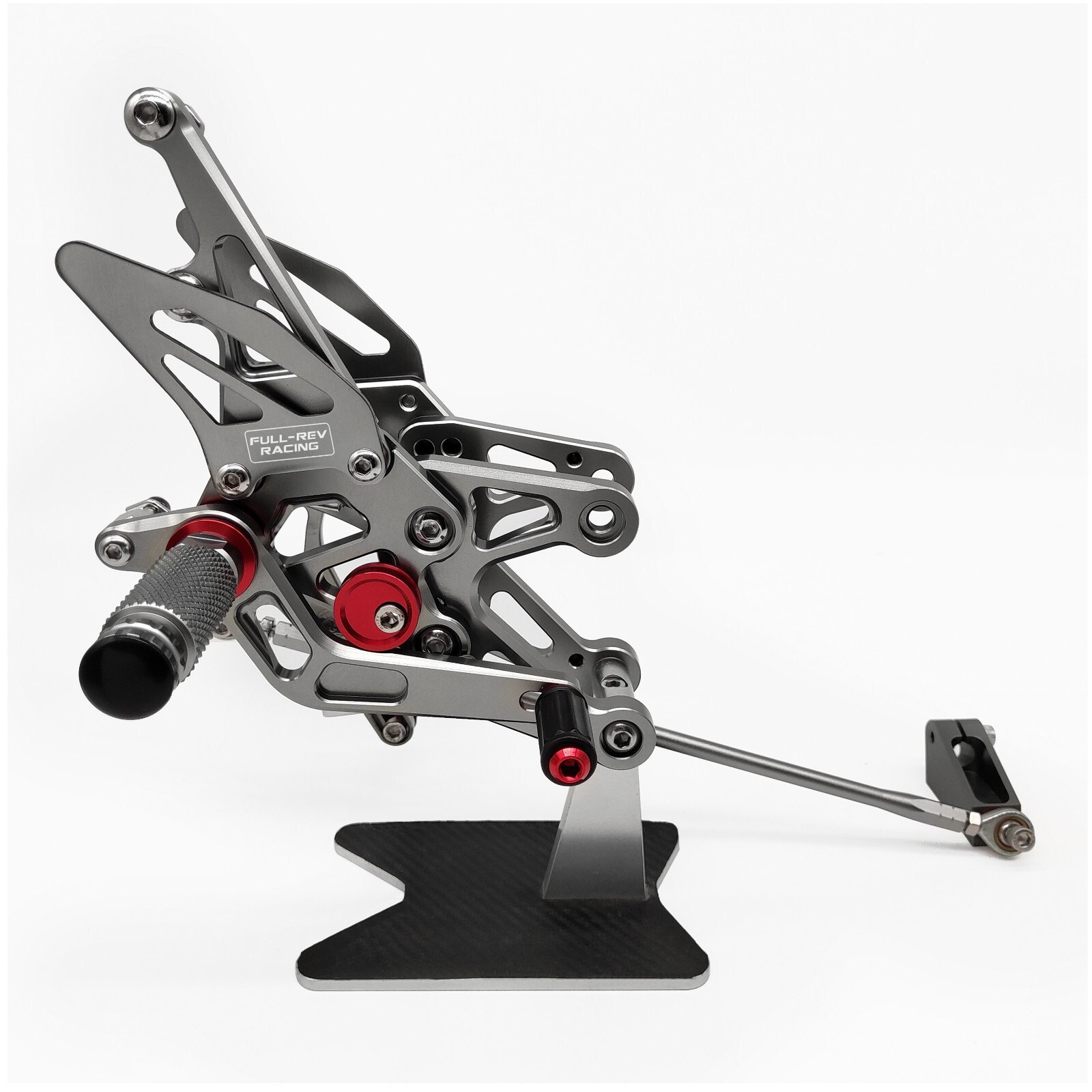 FULL-REV For YAMAHA YZF-R1 R1 07-08 CNC Adjustable Rearset Foot Pegs Footrests