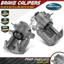 2x Rear Left & Right Brake Caliper for VW Passat Audi A6 Allroad Quattro 98-05
