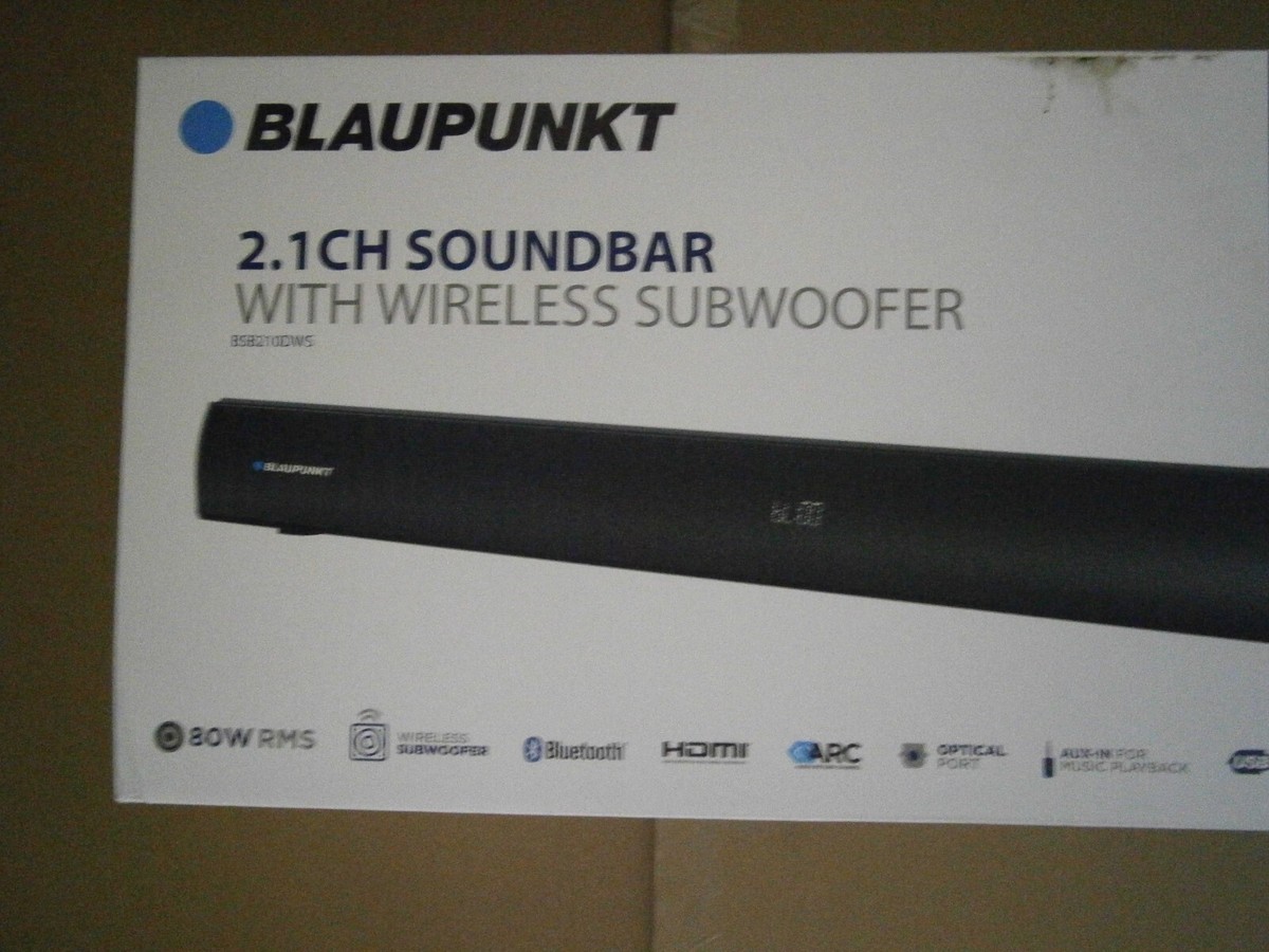 Audio Soundbar Blaupunkt 80w Soundbar SBA01 REKURVE 100W Wireless
