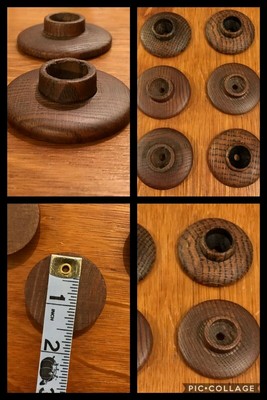 6 BACKPLATES for Knobs Antique Brass Tone Cabinet Ornate Gothic Amerock Vintage