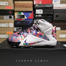 Nike LeBron 12 Prism 2014 684593-095 Multicolor Men's Basketball Sneaker