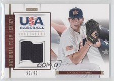2012 Panini USA Baseball National Team Collegiate Jerseys 92/99 Carlos Rodon 7ti