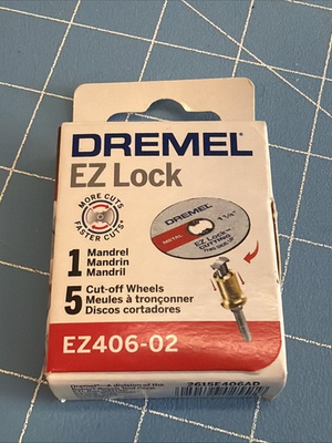 #ad #ad Dremel Genuine 1 1 2quot; 3.2 mm EZ Lock Cut Off Wheel Starter Kit EZ406 02 $14.36
