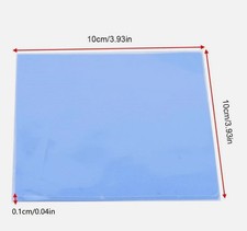 Thermal Conductive Silicone 100x100mm x 1mm For GPU CPU HeatSink Cooling Pad