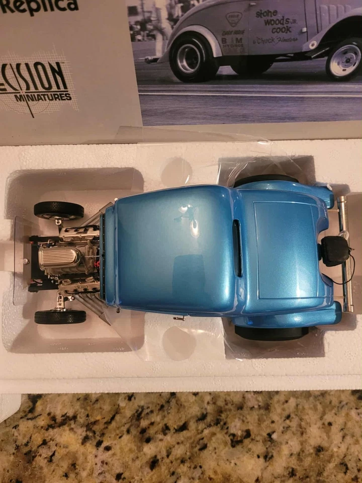 Precision Miniatures 1933 Willy's Gasser "Stone , Woods & Cook" - Image 3 of 4