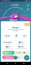 PokémonGo | Shiny Kyogre | PTC 20k Dust
