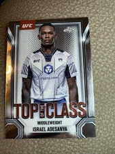 2025 Topps Chrome UFC Israel Adesanya Izzy Top Of The Class #TTC-11