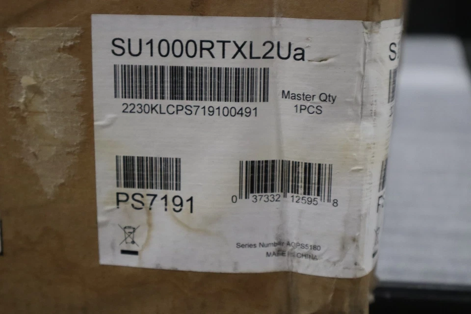 NEW Tripp Lite SU1000RTXL2UA Smart Online Ups 120V 800W Double Conversion #H1887 - Image 3 of 4