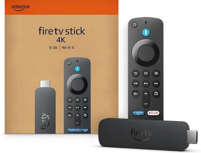 Amazon Fire TV Stick 4K Ultra HD | Alexa-Sprachfernbedienung | 8GB WLAN 6 Stream - NEU