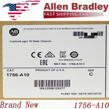 New Sealed AB 1756-A10 ControlLogix 10 Slots Chassis Free Shipping PLC 1PC US