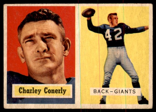 Charley Conerly #109 1957 Topps card