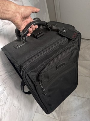 US-made TUMI Alpha 25  Carry-On Ballistic Nylon 2-wheel rolling Suitcase UpRight