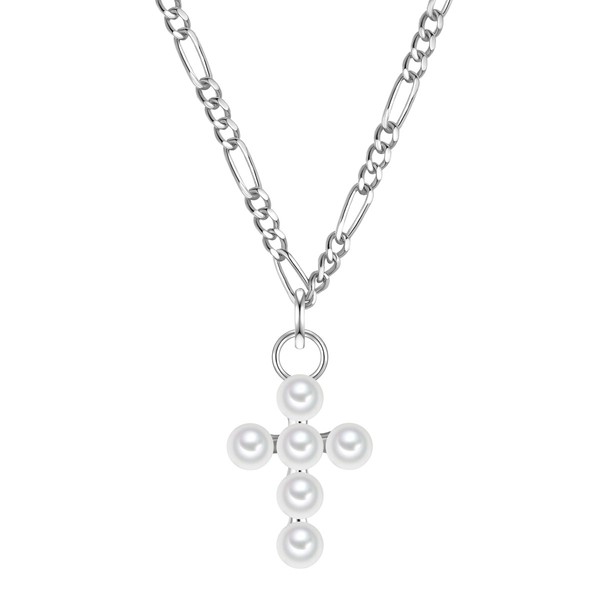 GlanzstüCke MüNchen Damen Halskette Kreuz Aus Sterling Silber-image