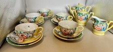 1940s Hand Painted Japanese Child's Tea Set - 18 Pieces