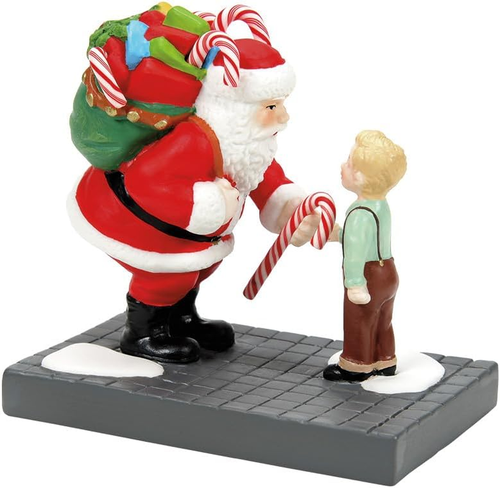 Christmas in the City Village Accessories Sharing the Sweetness Santa Figurine- - Picture 1 of 12
