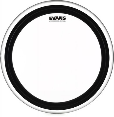 Evans EMAD Clear Bass Drum Batter Head - 20 inch (5-pack) Bundle