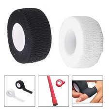 Self-Adhesive Elastic Bandage Tape For Golfer Finger Protection Black/white
