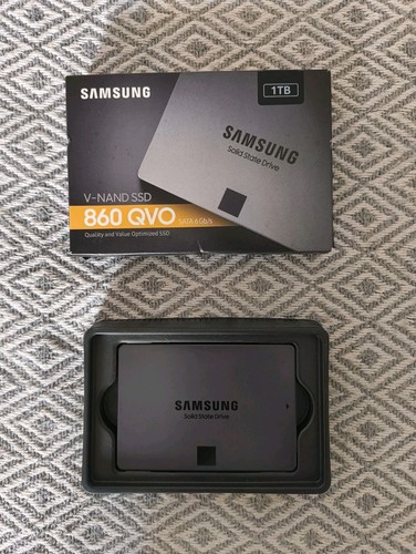 Samsung 860 QVO 1TB, SATA III, 2,5 Zoll Interne SSD mit OVP (MZ-76Q1T0BW)