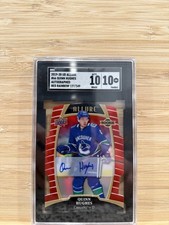 Upper Deck Allure 2019-20 Red Rainbow Autograph Quinn Hughes #66 Rookie SGC 10
