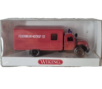Wiking Nr. 861 11 34 Magirus Feuerwehr - Koffer-Lkw