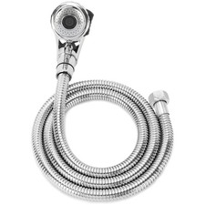 1/2 Inch Nut Shampoo Bowl Sprayer Hose Replacement Salon Sink Stainless
