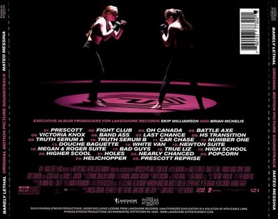 MATEO MESSINA - BARELY LETHAL [ORIGINAL SOUNDTRACK] NEW CD