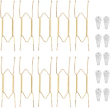 Bilillo 10 Pieces Wall Plate Hangers for Display, Suitable for 9-11 Inch Art, St