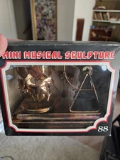 Mini Musical Sculpture 1988 Carousel Brass Decor Berkeley Design 